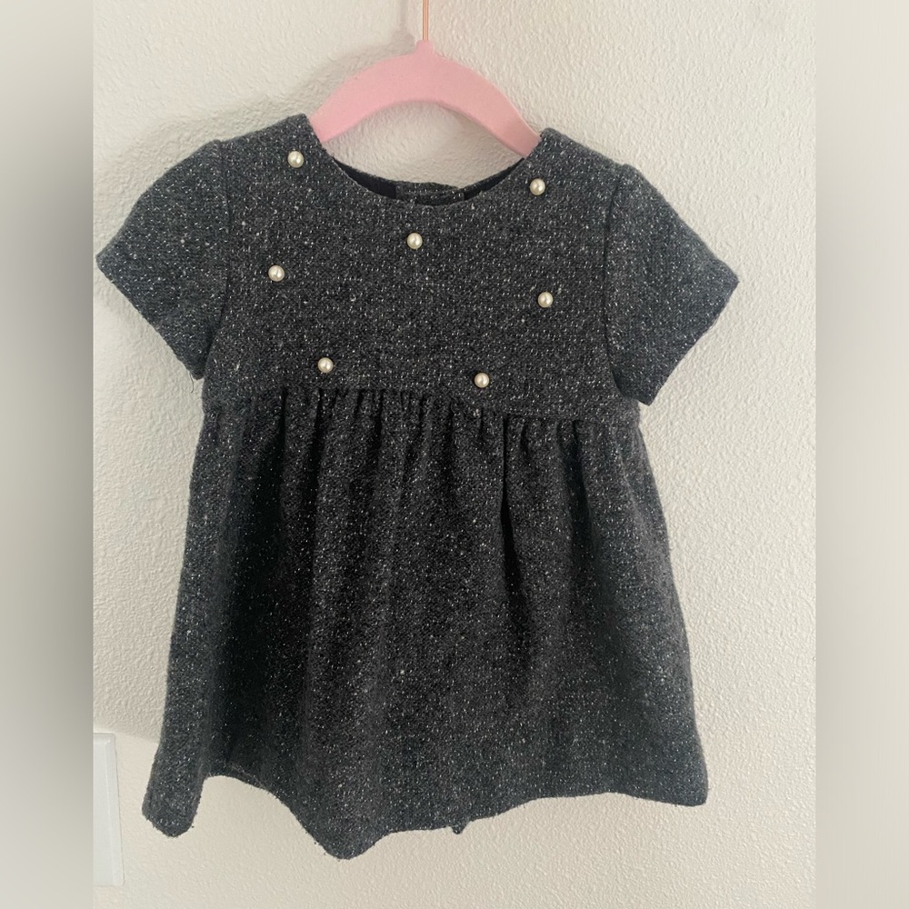 Zara baby girl dress with pearls